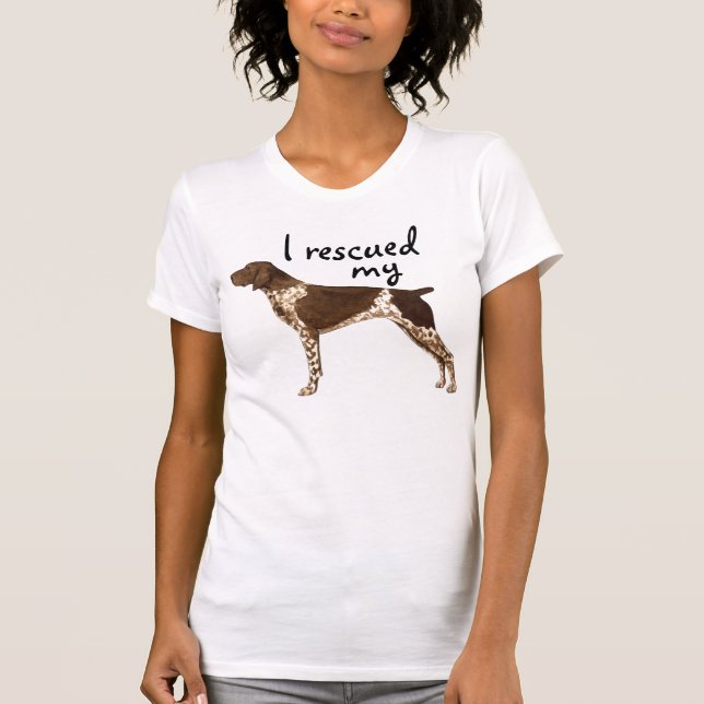 T-shirt Indicateur aux cheveux courts allemand de (Devant)