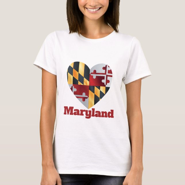 T-shirt Indicateur cardiaque du Maryland (Devant)