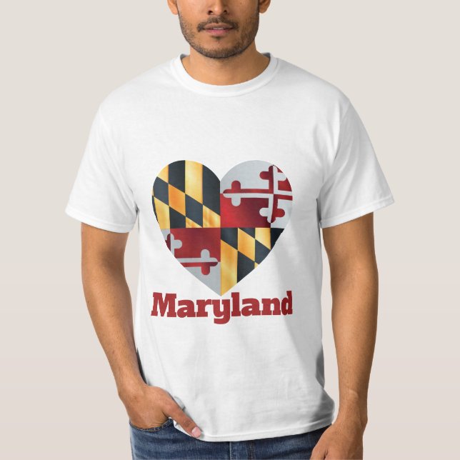 T-shirt Indicateur cardiaque du Maryland (Devant)