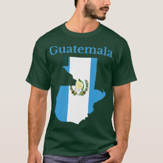 T-shirt Indicateur de carte Guatemala