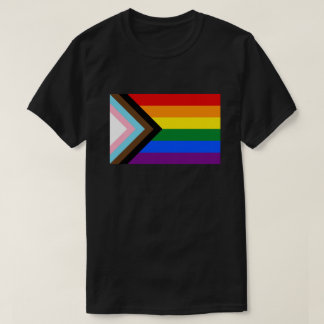 T-shirt Indicateur de fierté de progression LGBTQ+