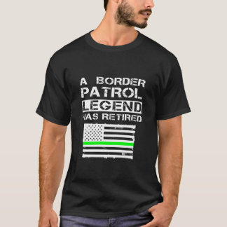 T-shirt Indicateur de la ligne verte mince du cadeau de re