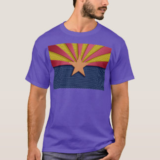 T-shirt Indicateur de l'Arizona look métallique