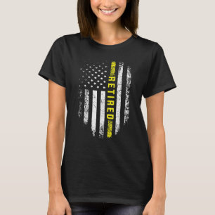 T-shirt Indicateur de ligne jaune mince du distributeur 91