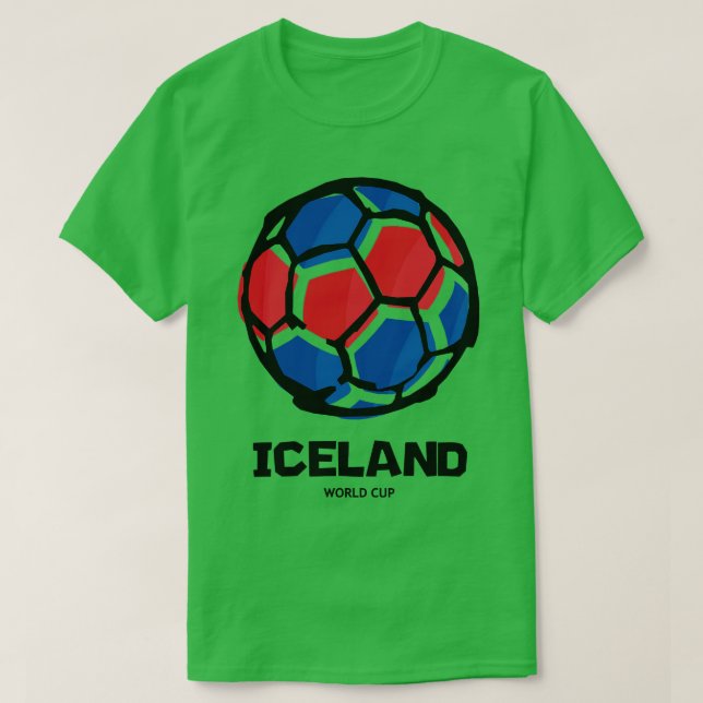 T-shirt Indicateur de pays Islande (Design devant)