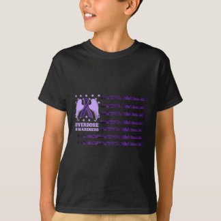 T-shirt Indicateur de ruban de sensibilisation à la surdos