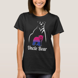 T-shirt Indicateur Lgbt Bisexual Uncle Bear Bi Pride