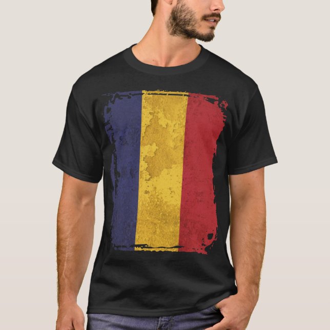 T-shirt Indicateur Roumanie (Devant)