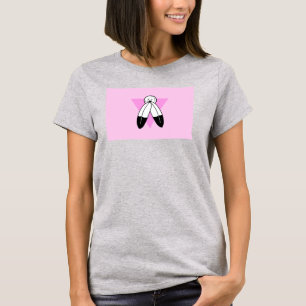 T-shirt Indicateur triangle rose à deux esprits