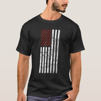 T-shirt Indicateur Usa de tir cible d'argile - Fl de shell