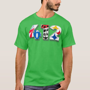 T-shirt Indicatif régional 412 v2 Équipes sportives pour P