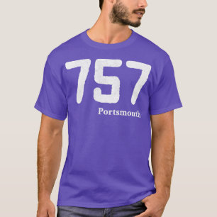 T-shirt Indicatif régional 757 Portsmouth Virginie