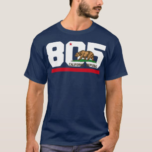 T-shirt Indicatif régional 805 Père Noël Barbara Californi