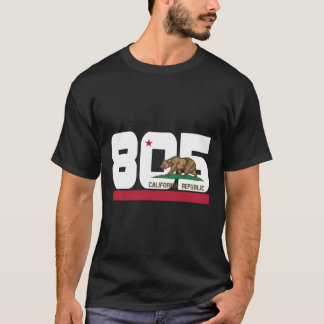 T-shirt Indicatif régional 805 Slo Père Noël Barbara Calif