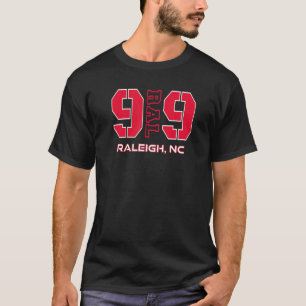T-shirt Indicatif régional 919 Raleigh North Carolina NC C