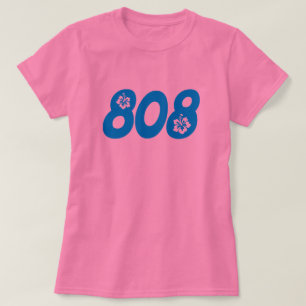 T-shirt Indicatif régional de 808 Hawaï