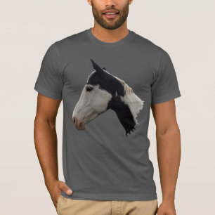 T-Shirt indien de peinture à cheval-Lover