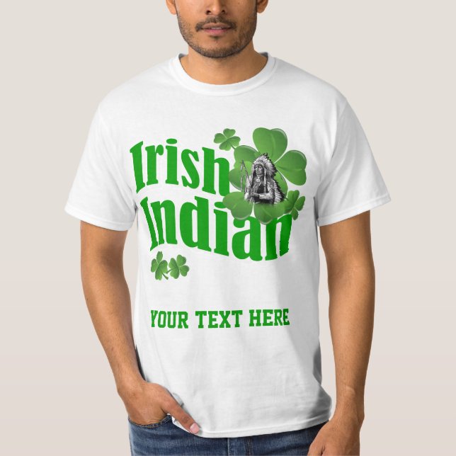 T-shirt Indien irlandais (Devant)