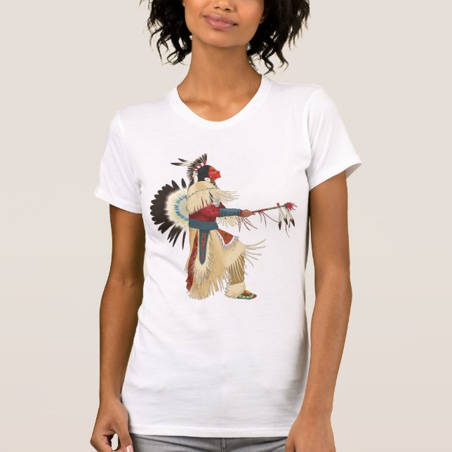T-shirt Indien rouge (Devant)