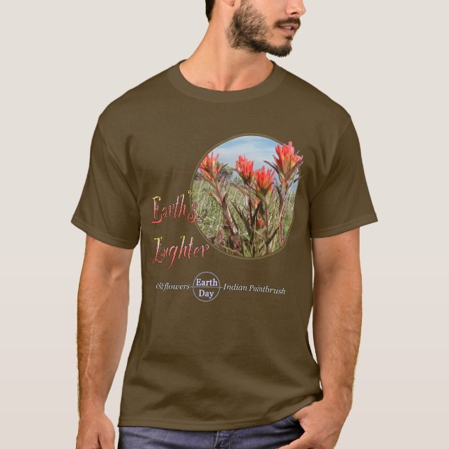 T-shirt indien Wild Paintbrush (Devant)