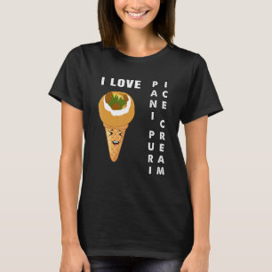T-shirt indienne street food pani puri glace tendance