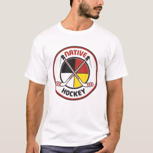 T-shirt indigène d'hockey