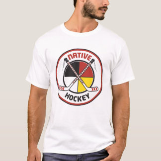 T-shirt indigène d'hockey