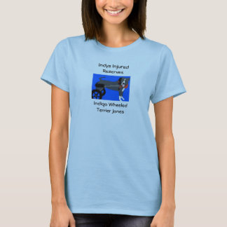 T-shirt Indigo peint