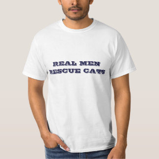 T-shirt indiquant de vrais chats de délivrance