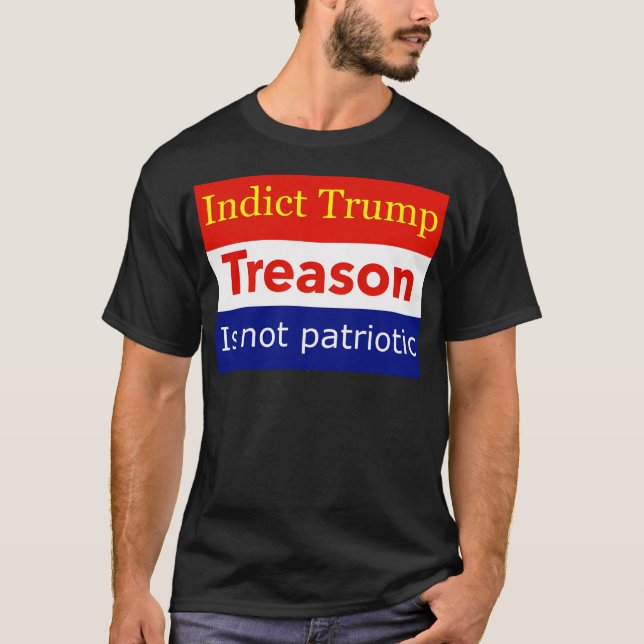 T-shirt Indiquer Trump (Devant)