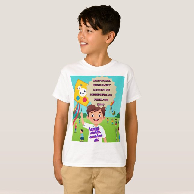 T-Shirt Indische Festivals  (Vorne ganz)