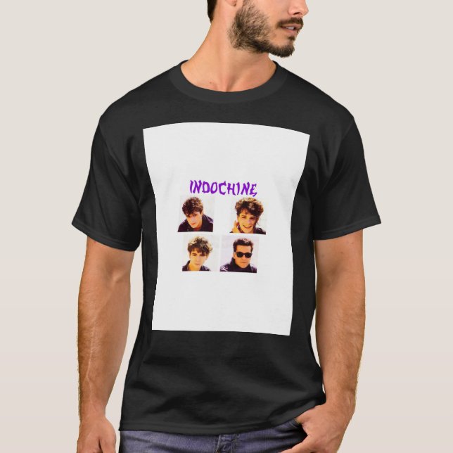 T-shirt Indochine Best Seller Band Graphic  (Devant)