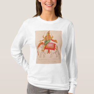 T-shirt INDRA, Dieu des tempêtes, montant sur un élépha