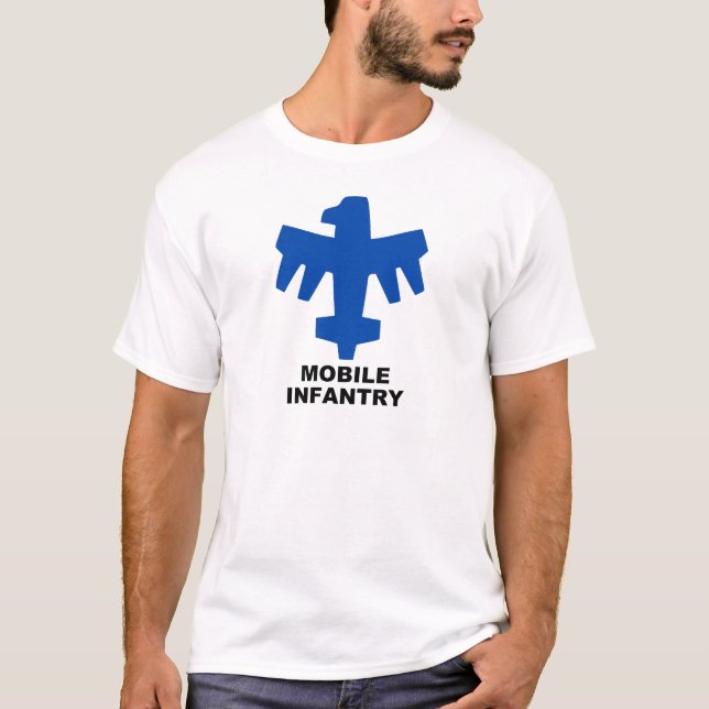 T-shirt Infanterie mobile Eagle II (Devant)