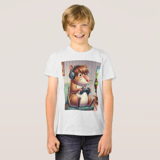 T-Shirt Infantil Clássica Gildan® 5000B – Capivara Tri-Blend Shirt