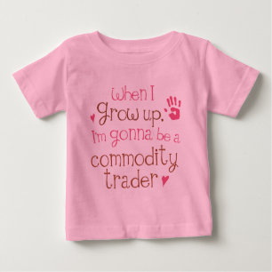 T-shirt infantile de bébé de commerçant des