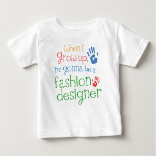 T-shirt infantile de bébé de couturier (avenir)