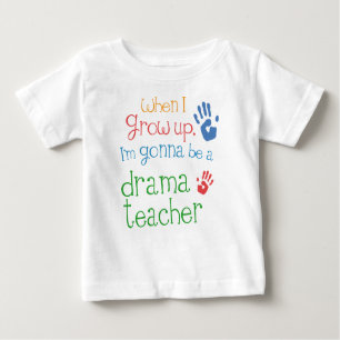 T-shirt infantile de bébé de professeur de drame