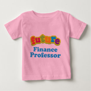 T-shirt infantile de professeur de finances