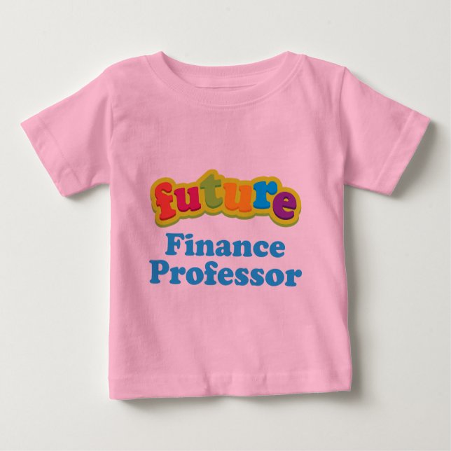 T-shirt infantile de professeur de finances (Devant)