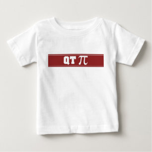 T-shirt infantile du tarte de Cutie/quart pi