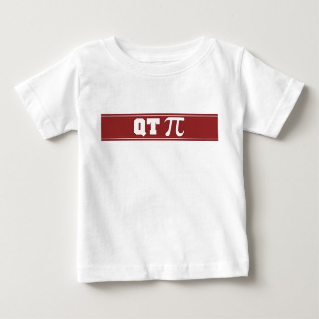 T-shirt infantile du tarte de Cutie/quart pi (Devant)