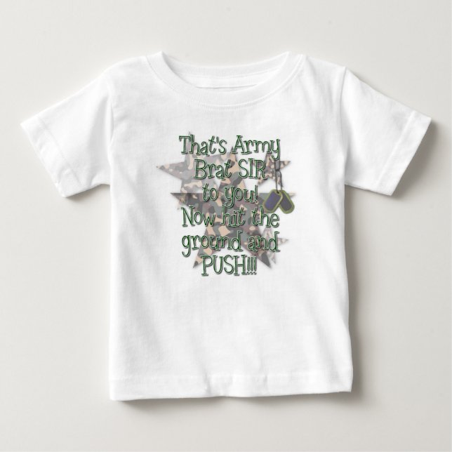 T-shirt infantile - monsieur de gosse d'armée (Devant)