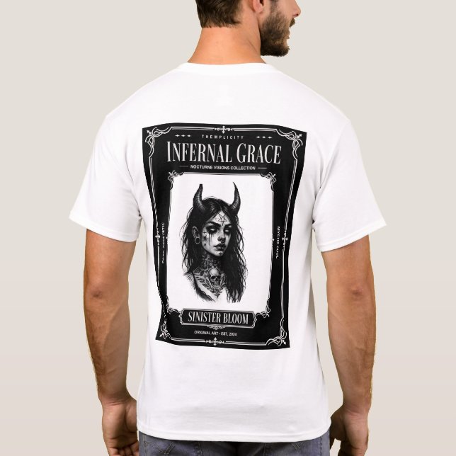 T-shirt Infernal Grace Sinister Bloom (Dos)