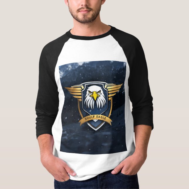 T-shirt Inferno Guardian : Un tatouage Design Logo Aigle (Devant)