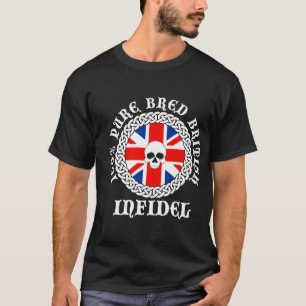 T-shirt Infidèle britannique multiplié pur de 100%