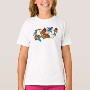 T-shirt Infinité de papillons monarques