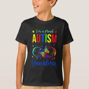 T-shirt Infinité Je Suis Fier Grand-Mère Sensibilisation s