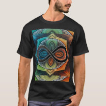 Infinity Mandala African Tribal Mask Abstrait