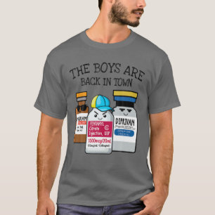 T-shirt Infirmier Les Garçons Sont De Retour En Ville ICU 